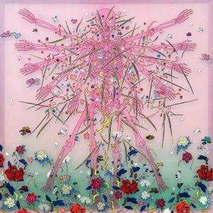 5. Lụa, vải, chỉ thêu, màu nước  100x100cm