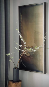 Nắng Thu, lụa, màu nước, 2019, 120x60 cm, demo