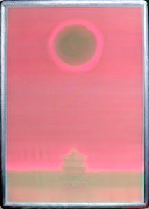 Nhật thực, 50x70 cm, 2023, lụa, màu nước
