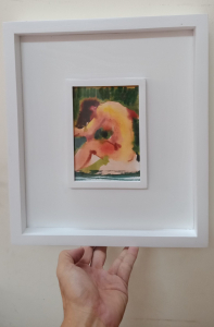 Tắm tiên 29, màu nước trên giấy, 8x12 cm, 2022