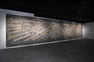 cánh đồng, 300x1200 cm, 2020, tổng hợp