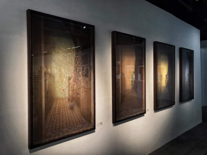 Mùa qua phố 1,2,3,4, 2018, 85x140 cm, lụa, màu nước