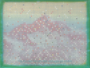 lang thang giữa mây 60x80 cm